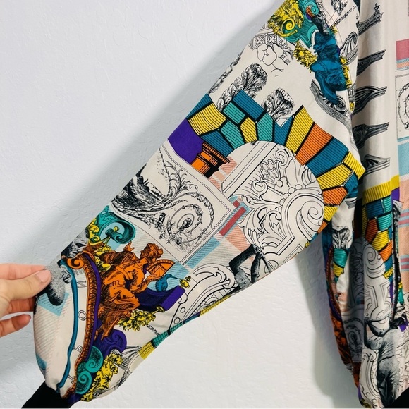 Vintage Silk Robert Stock Golf Retro Windbreaker Medium - Picture 2 of 10